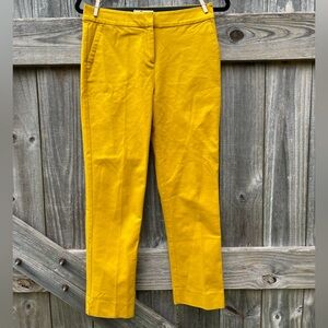 Boden Marigold Mustard Yellow Cotton Twill Pants Size 4